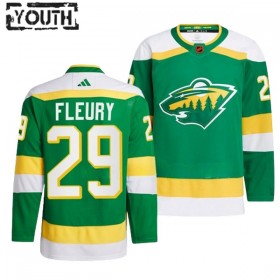 Minnesota Wild Trikot Marc Andre Fleury 29 Adidas 2022-23 Grün Reverse Retro 2.0 Authentic - Kinder